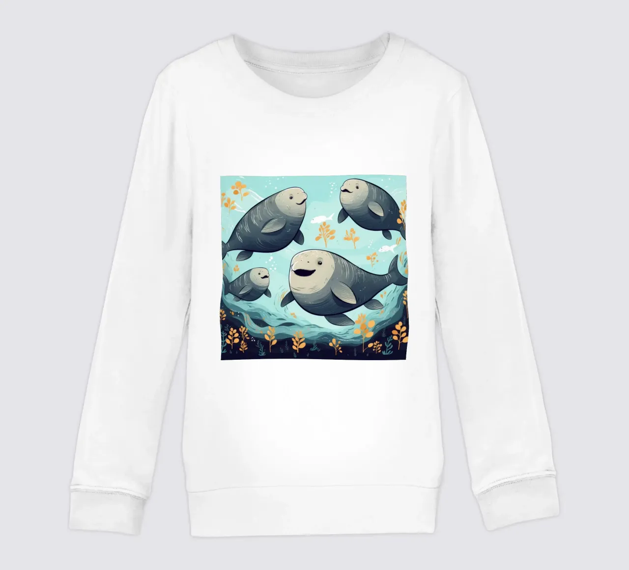 Retro Dugong Gang felpa bambino da Funny Animals