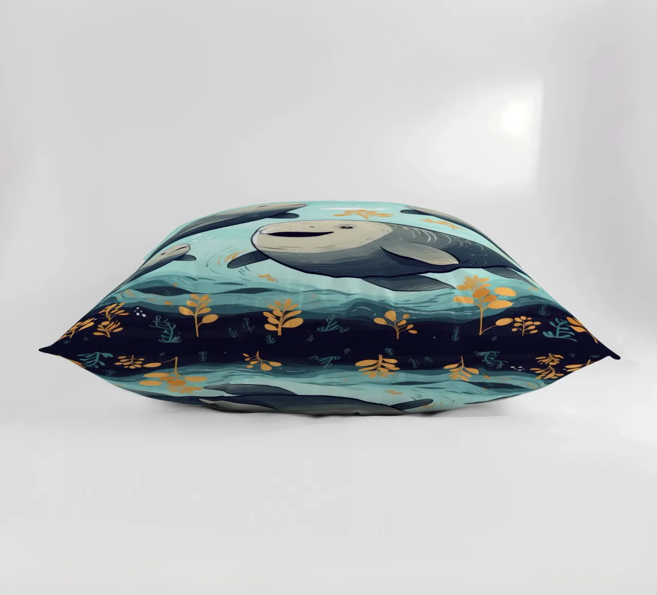 Retro Dugong Gang cuscino da Funny Animals