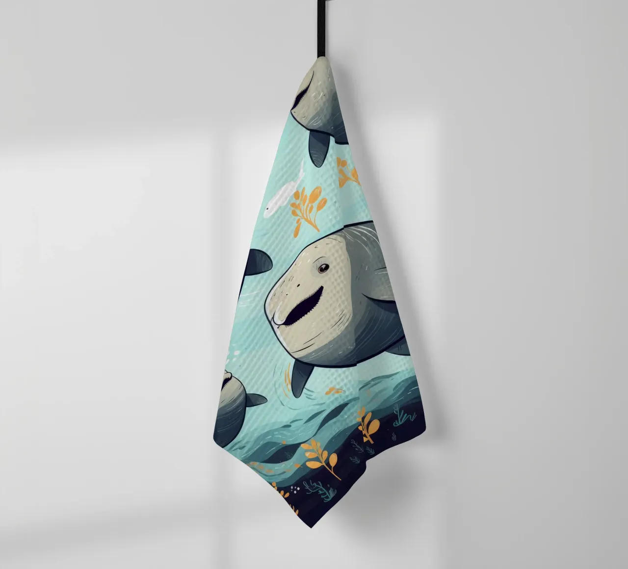 Retro Dugong Gang torchon de Funny Animals