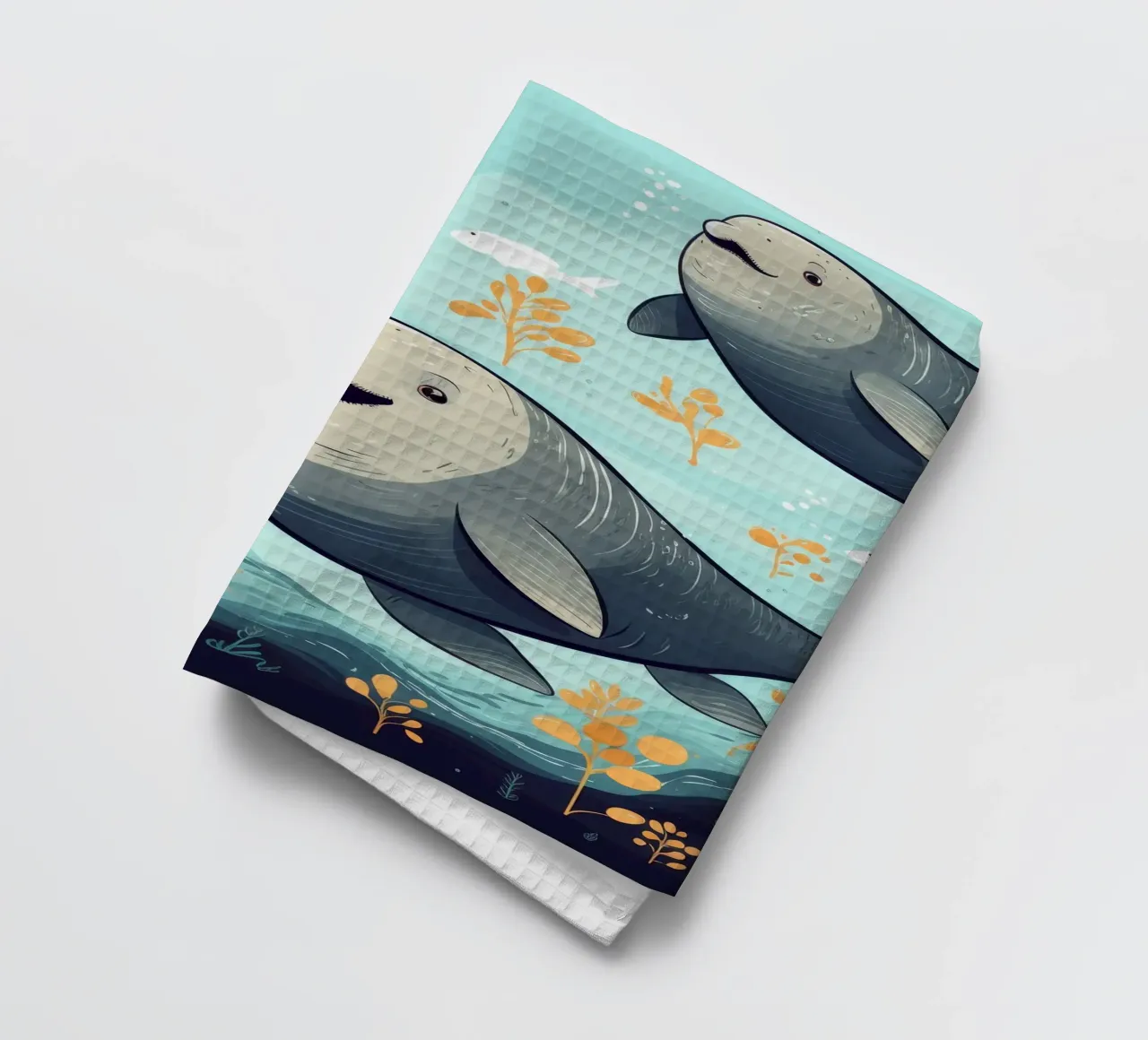 Retro Dugong Gang torchon de Funny Animals