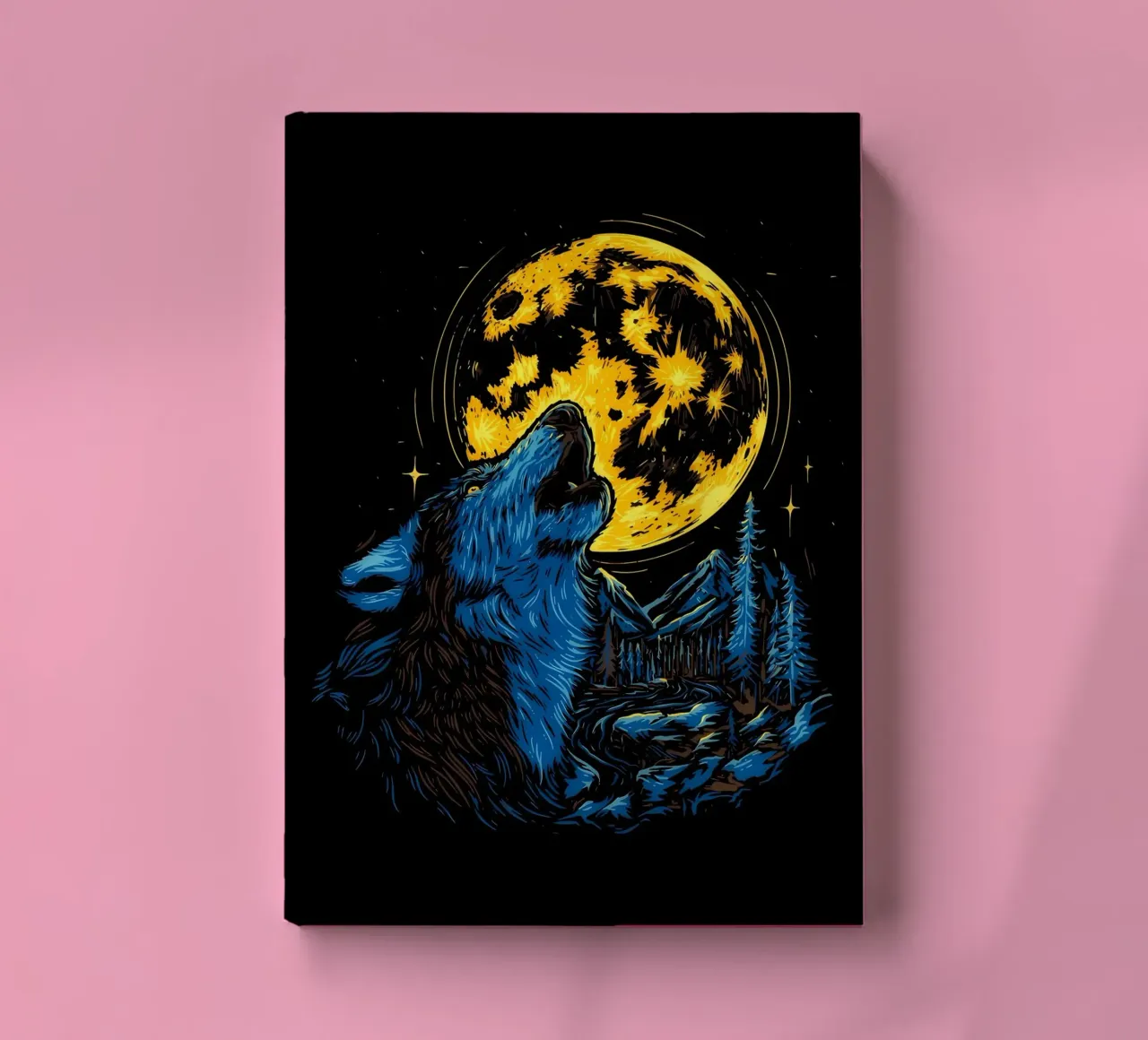 Wolf Animal notebook by Pierre Walton