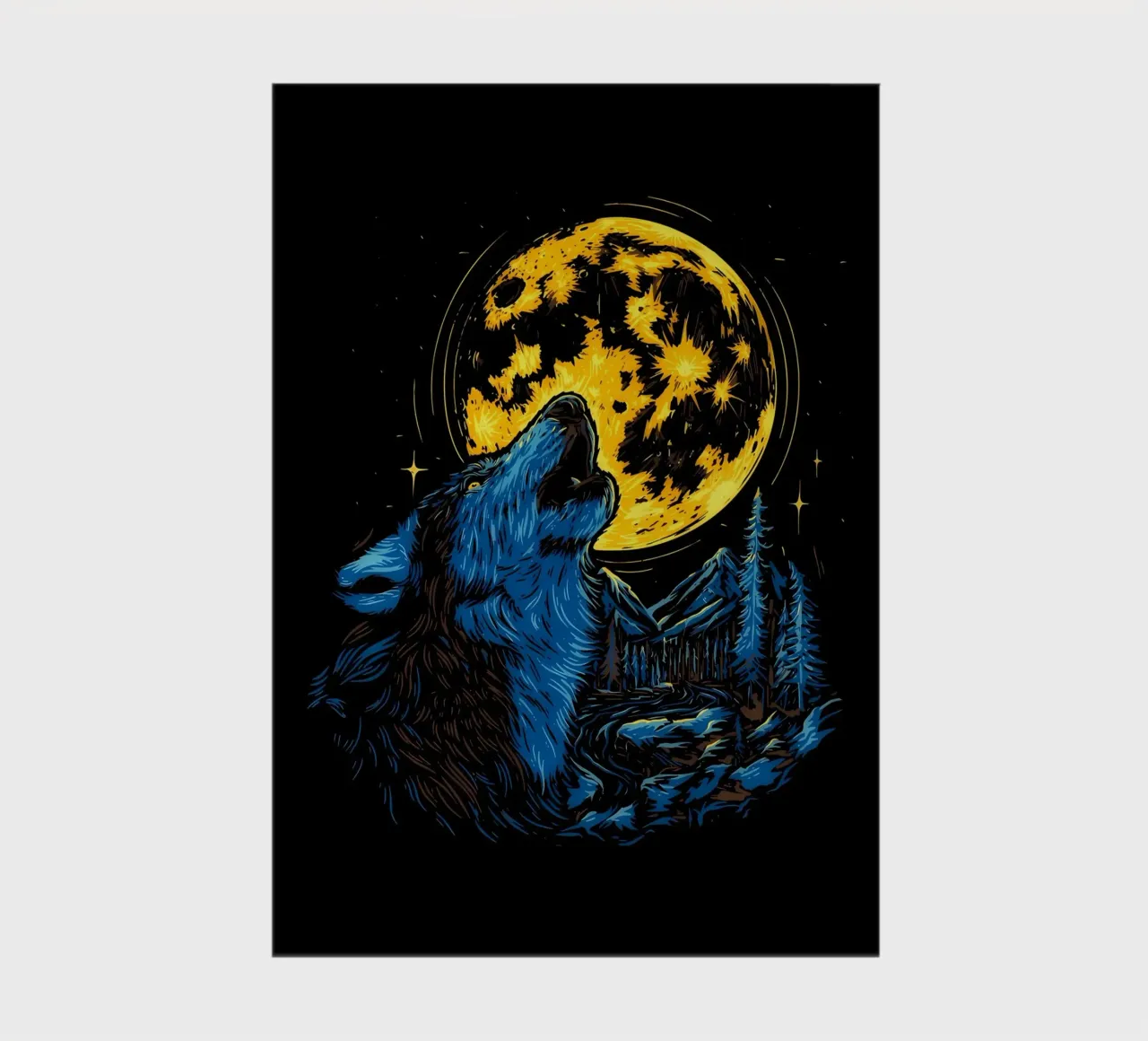 Wolf Animal notebook by Pierre Walton