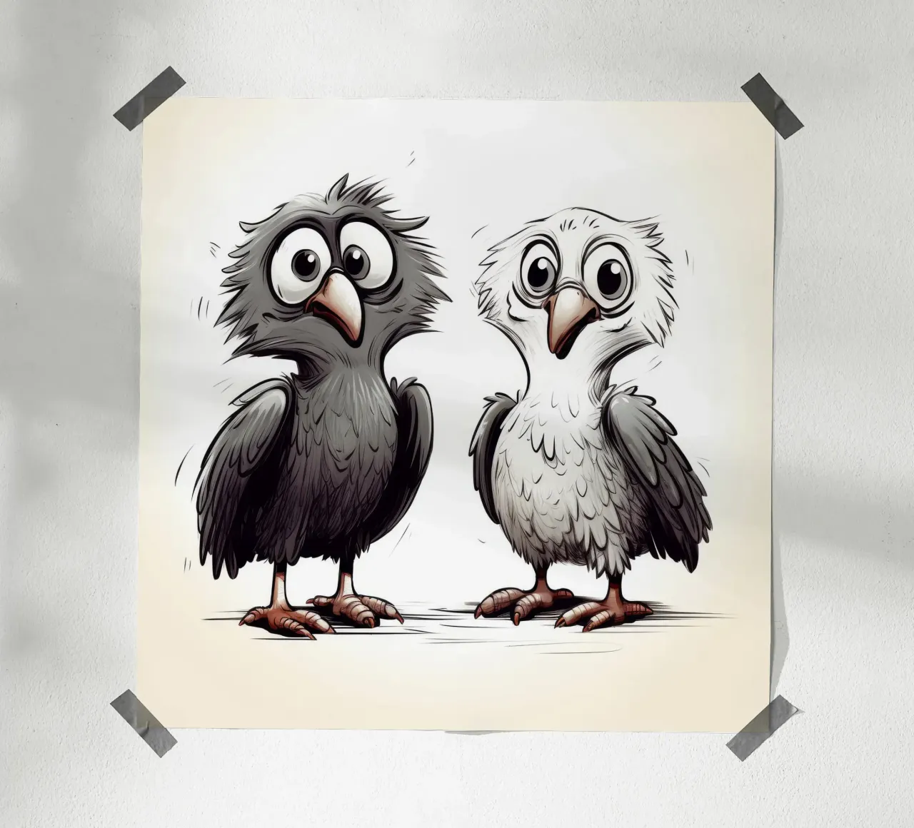 Duo Aquila Retrò poster da Funny Animals
