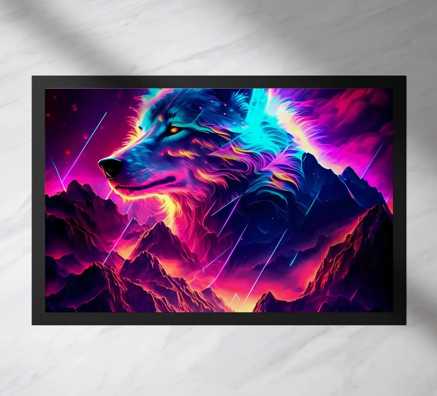 Wolf Dier deurmat van Pierre Walton