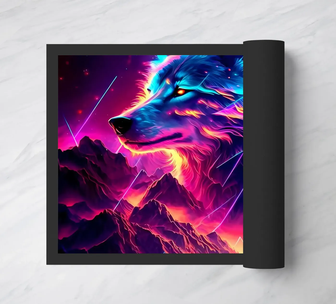 Wolf Dier deurmat van Pierre Walton