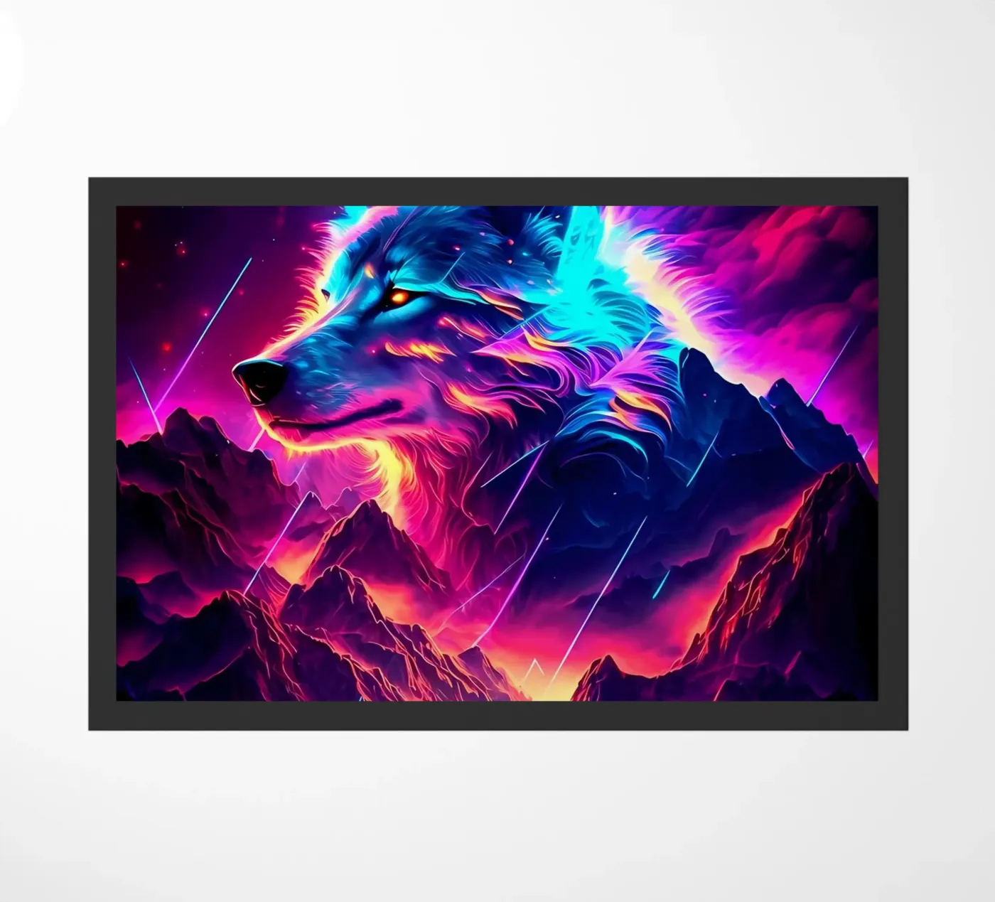 Wolf Dier deurmat van Pierre Walton