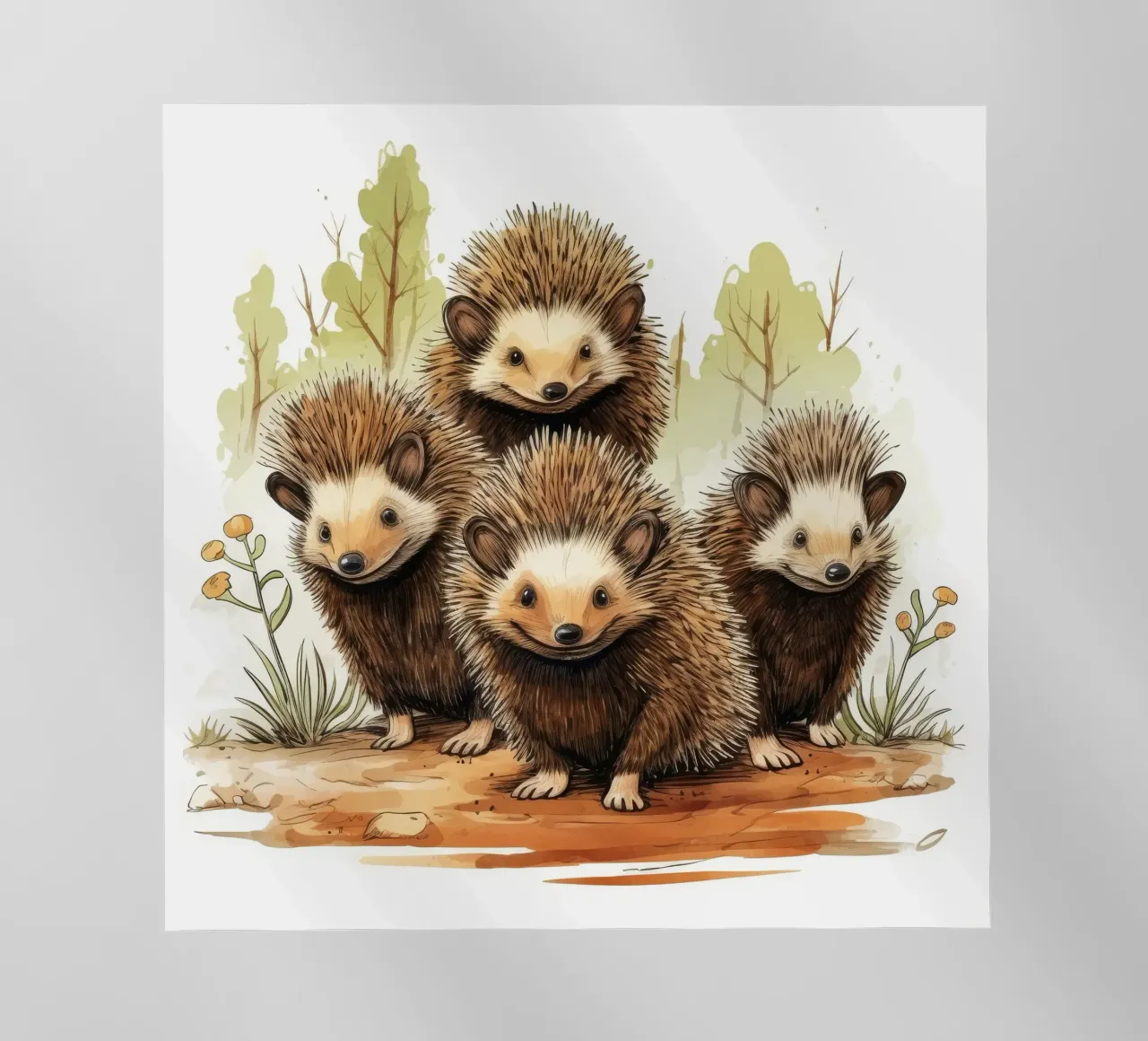 Banda di Echidna retrò pellicola backlit da Funny Animals