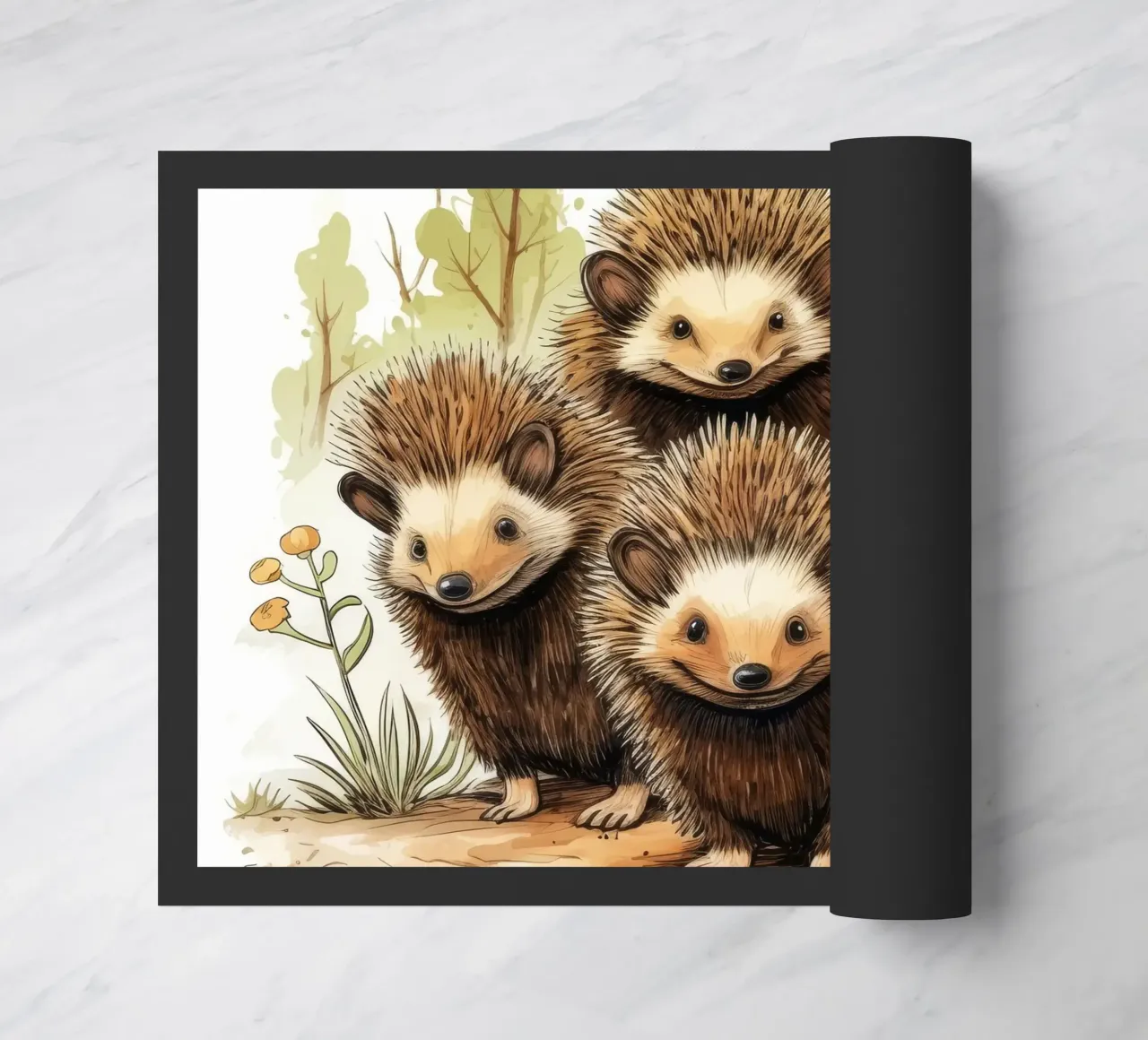 Banda di Echidna retrò zerbino da Funny Animals
