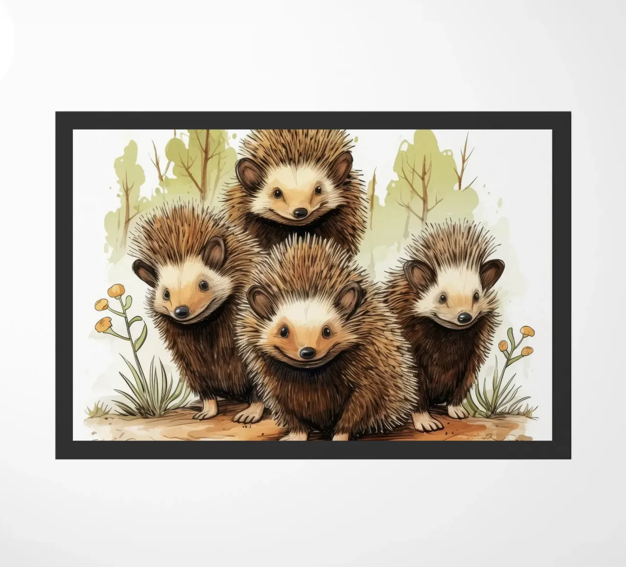 Banda di Echidna retrò zerbino da Funny Animals
