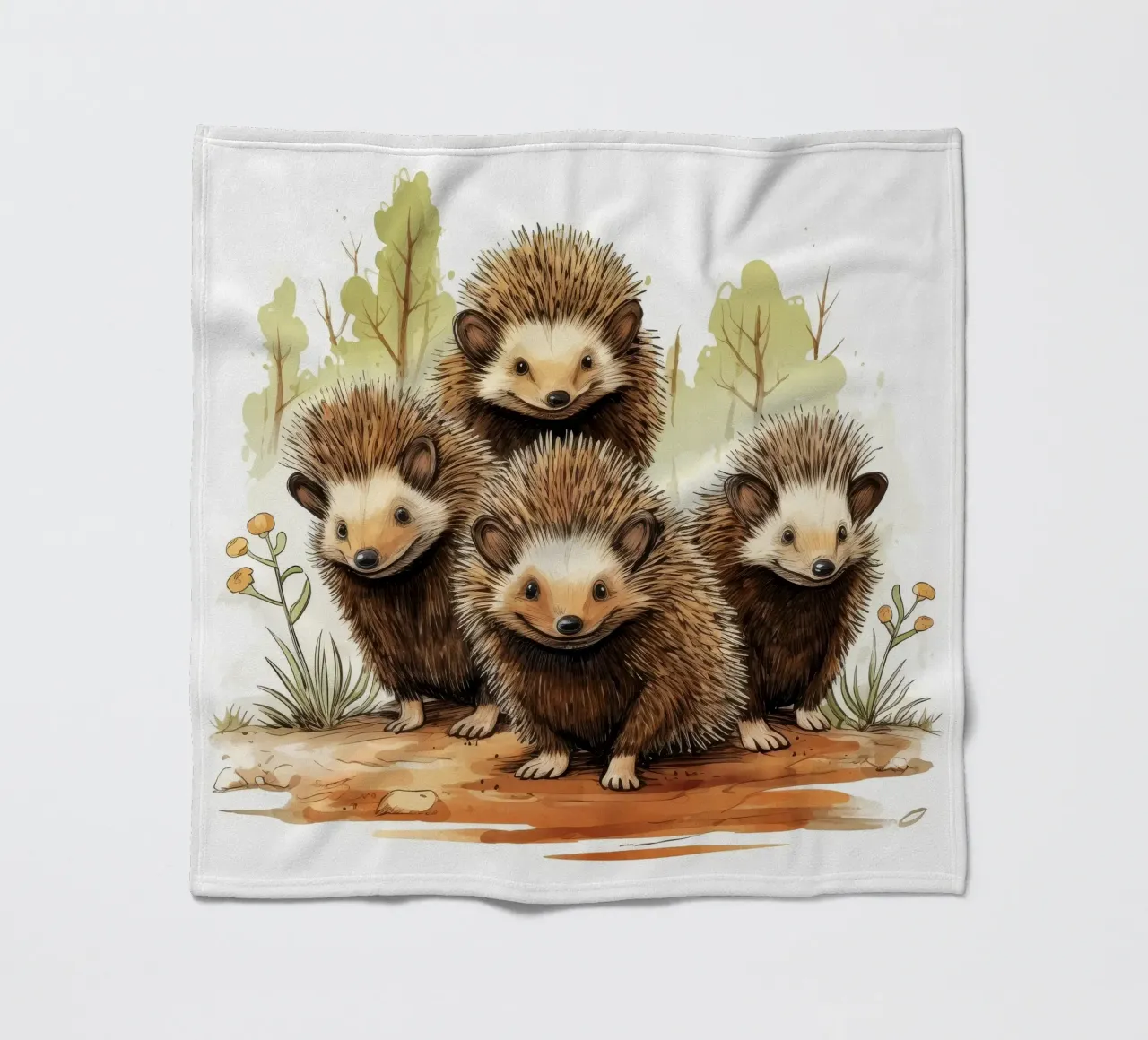 Banda di Echidna retrò coperta in pile da Funny Animals