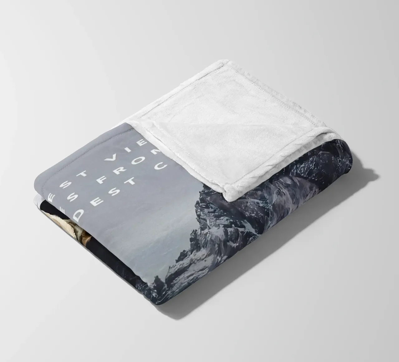 Animale lupo coperta in pile da Pierre Walton