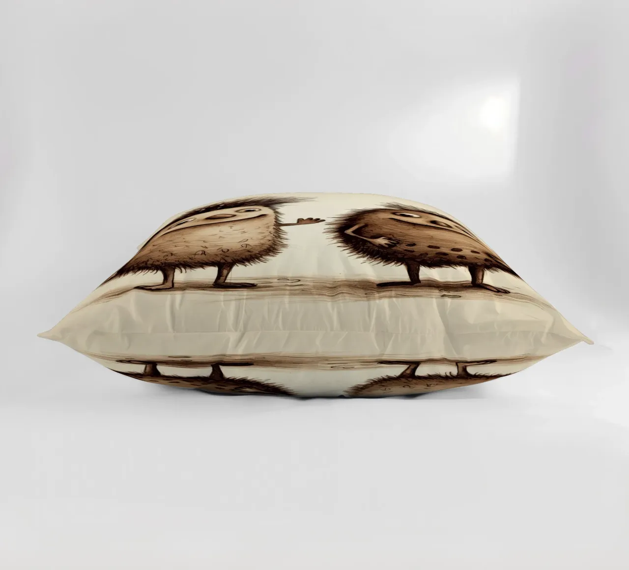 Duo di Echidna retrò cuscino da Funny Animals