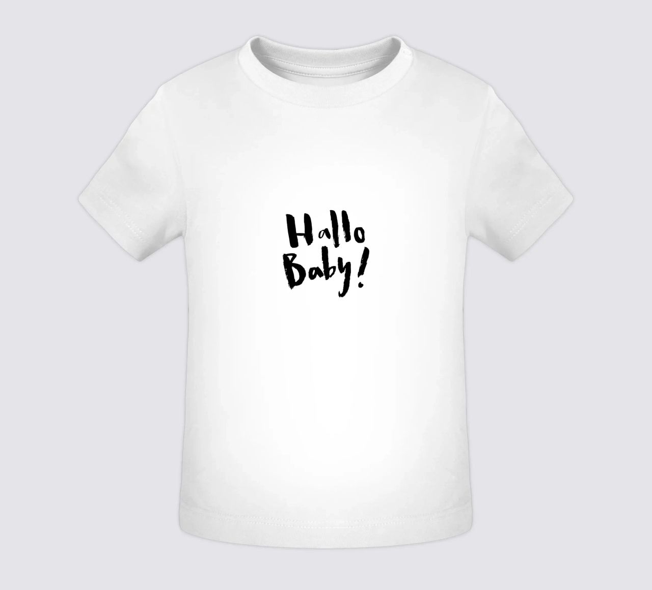 Hallo Baby maglietta neonato da Brushmeetspaper