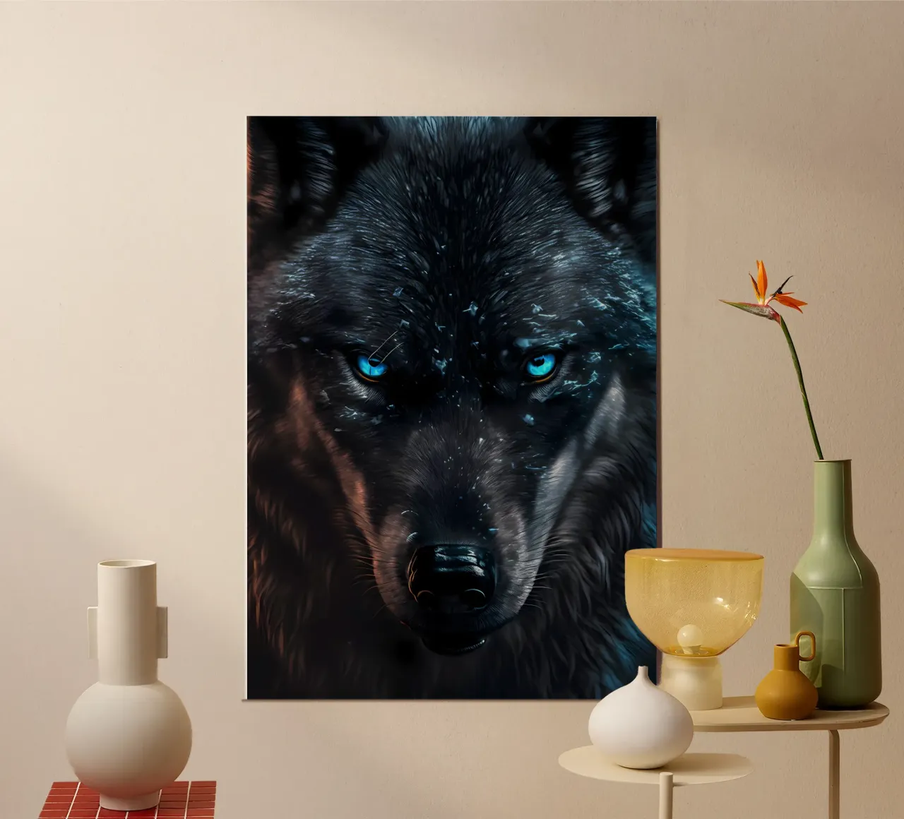 Wolf Animal alu-dibond by Pierre Walton