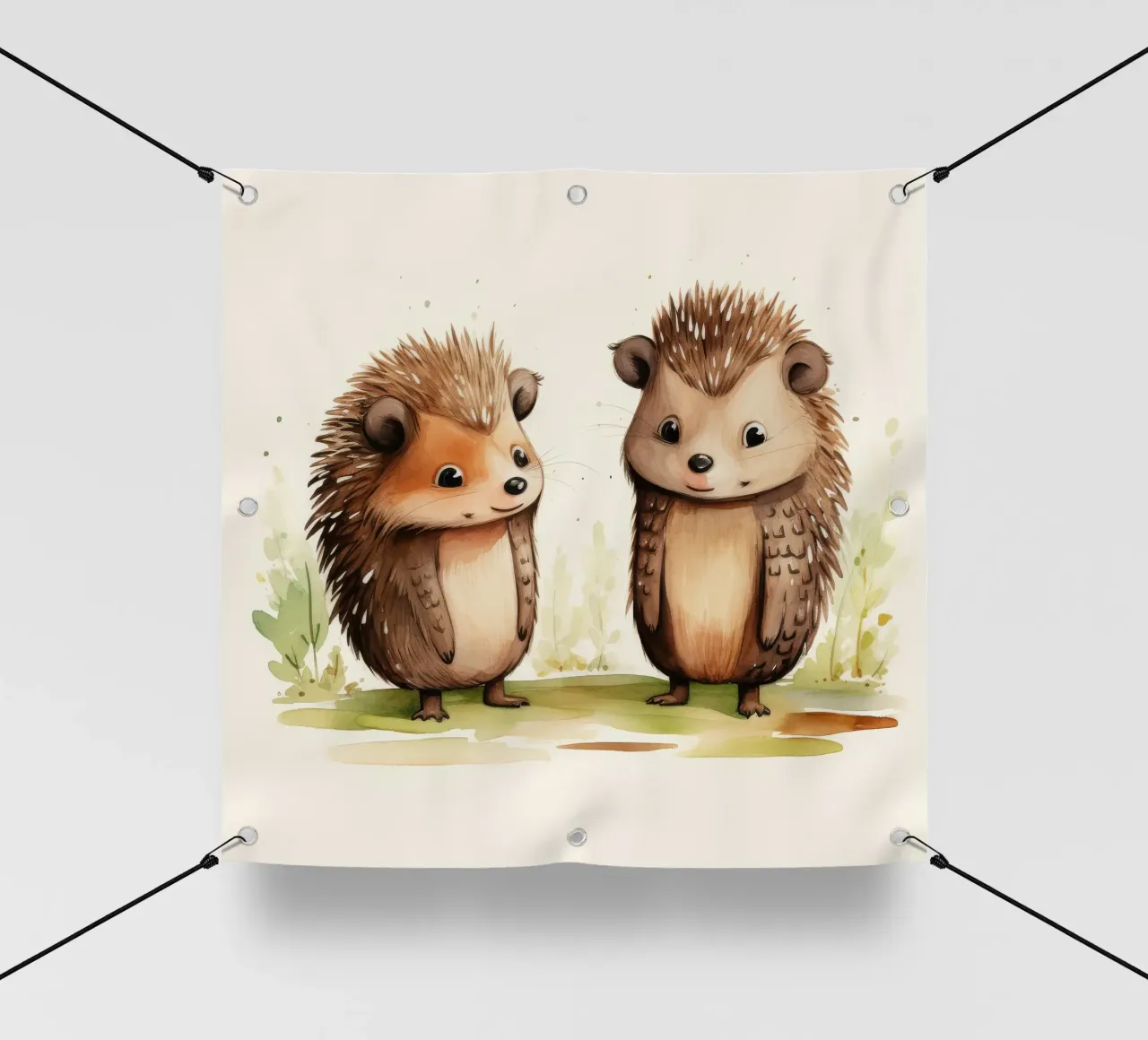 Duo di Echidna retrò telo in pvc da Funny Animals