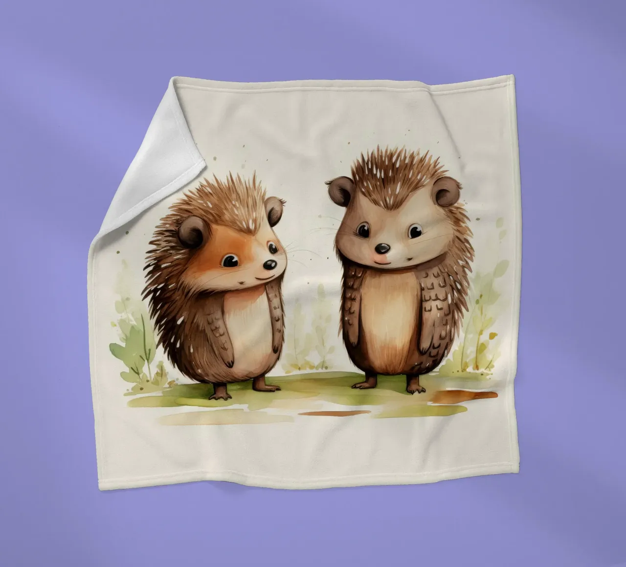 Duo di Echidna retrò coperta in pile da Funny Animals
