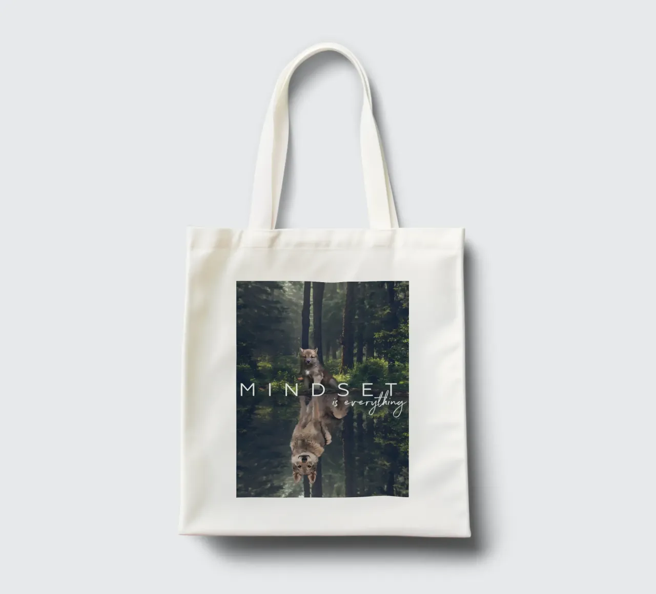 Animale lupo borsa in juta da Pierre Walton