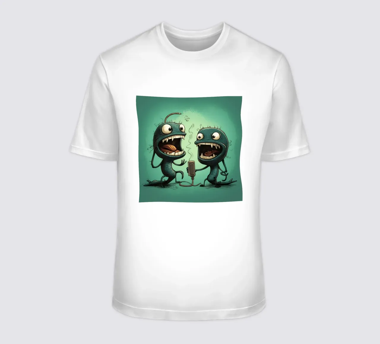 Duo di anguille elettriche retrò t-shirt da Funny Animals