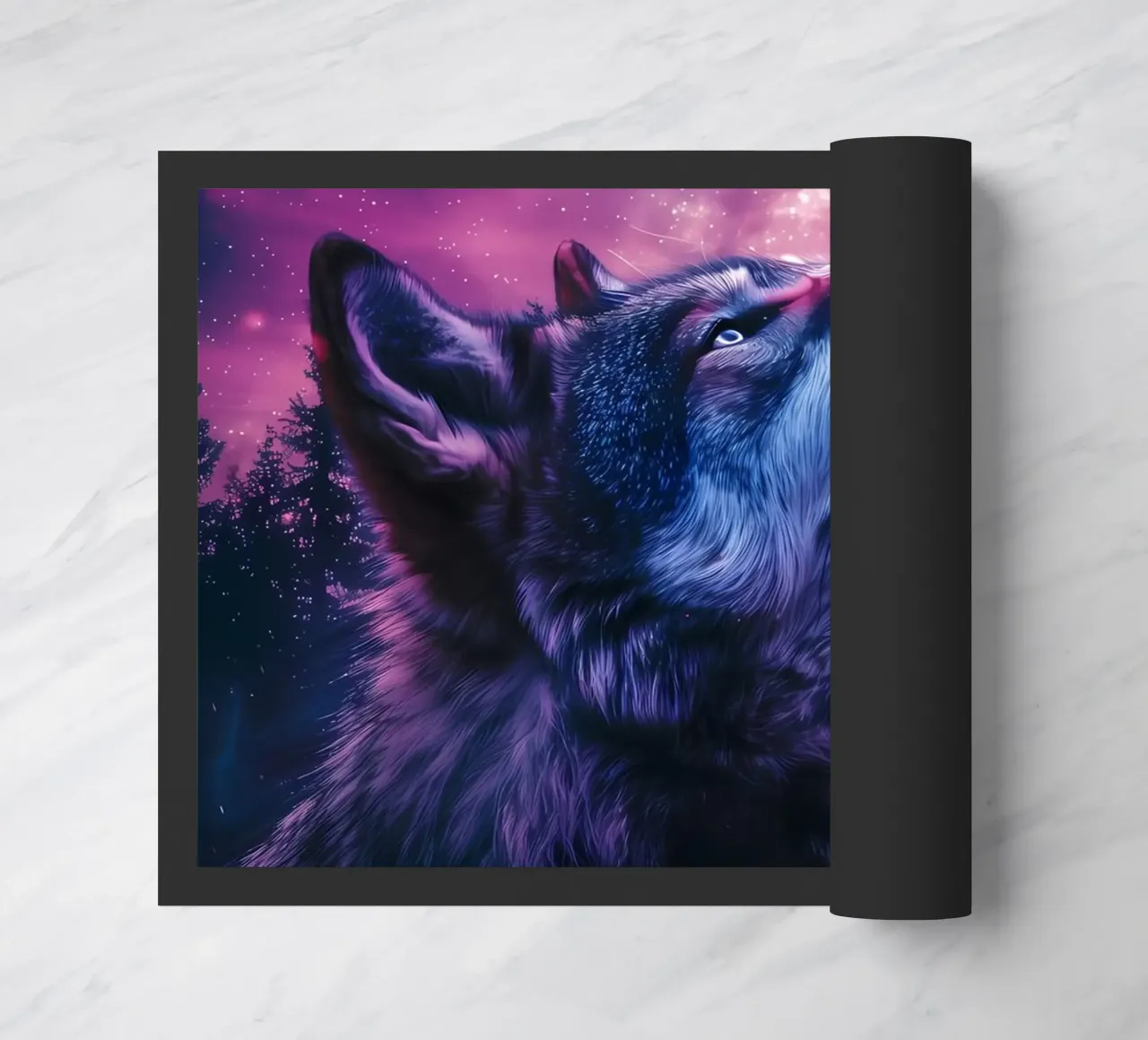 Wolf Dier deurmat van Pierre Walton