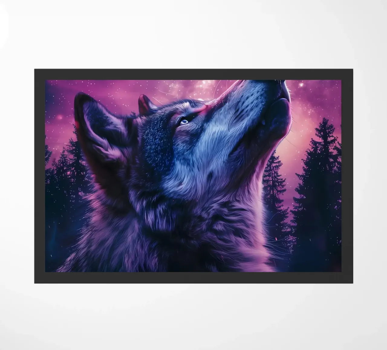 Wolf Dier deurmat van Pierre Walton