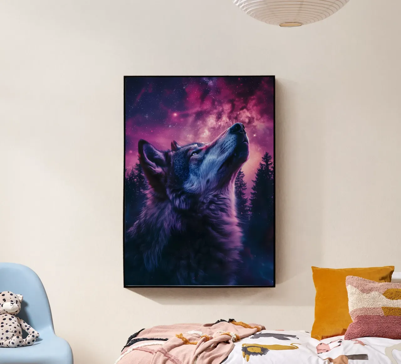 Animale lupo plexiglass da Pierre Walton