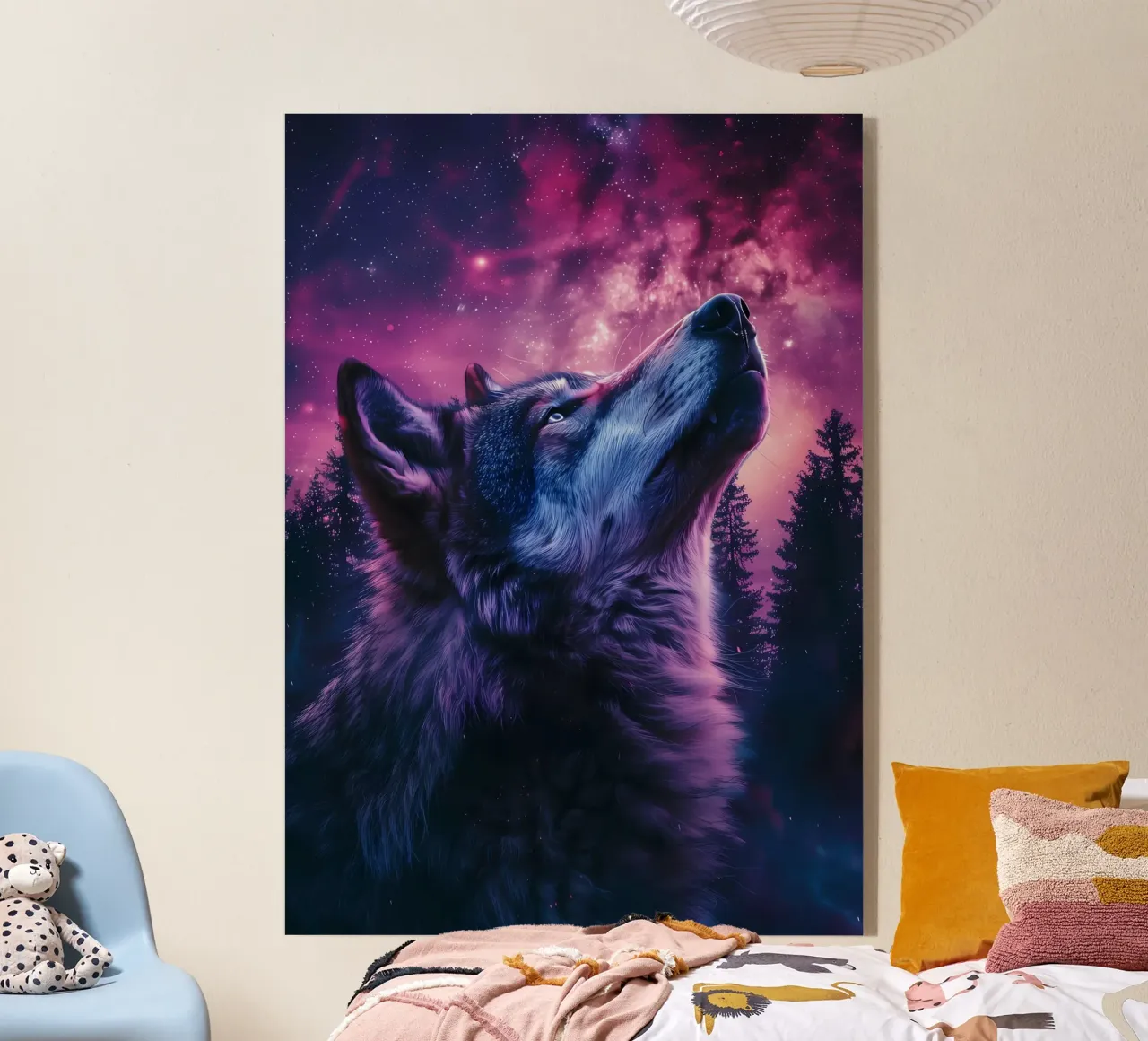 Animale lupo plexiglass da Pierre Walton