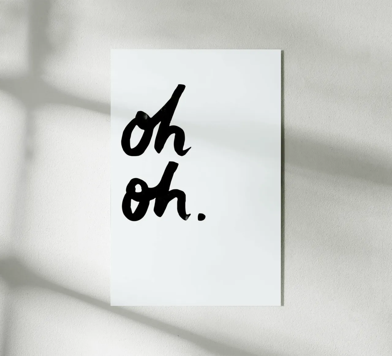 Oh Oh plexiglass da Mareike Böhmer