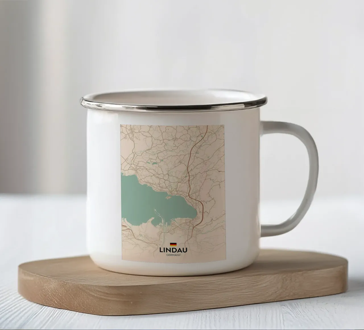 Lindau DE tazza in smalto da Christopher Adams
