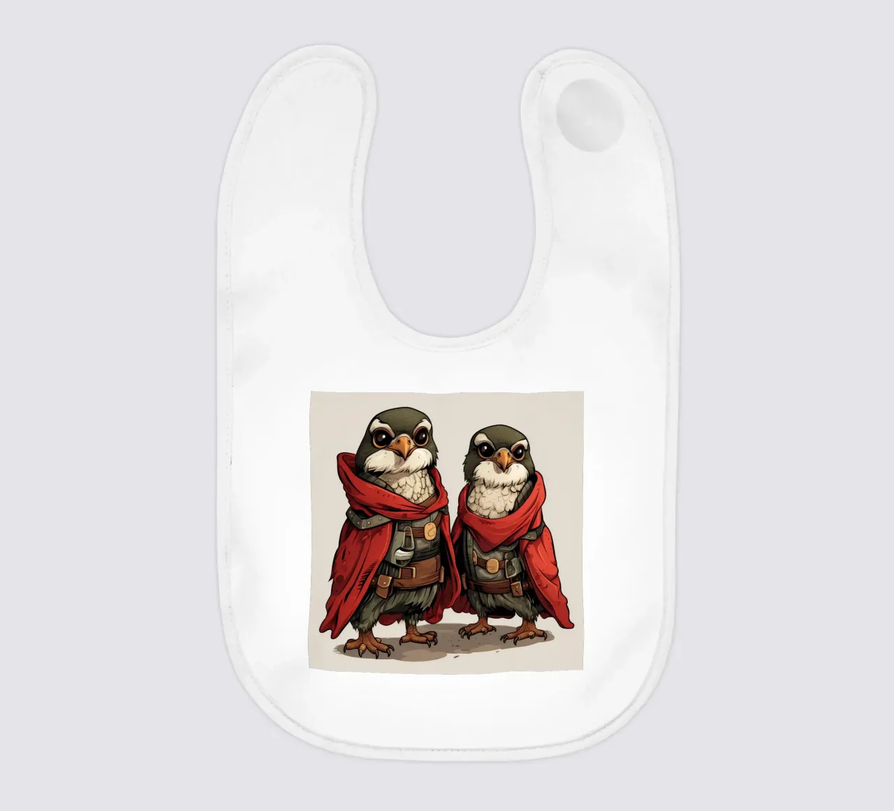 Retro Falcon Duo bavaglino da Funny Animals