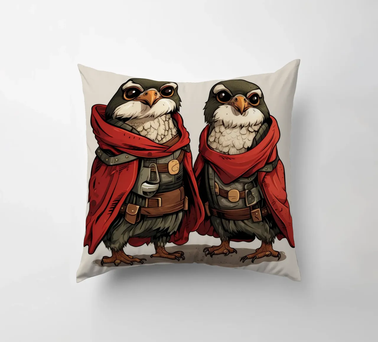 Retro Falcon Duo cuscino da Funny Animals