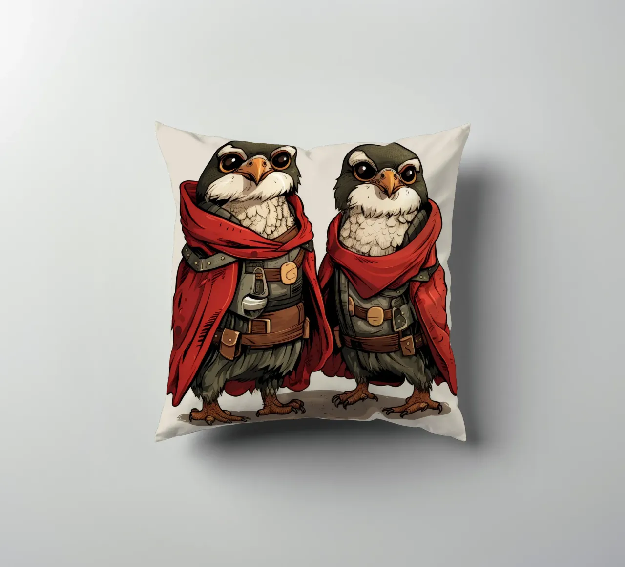 Retro Falcon Duo cuscino da Funny Animals
