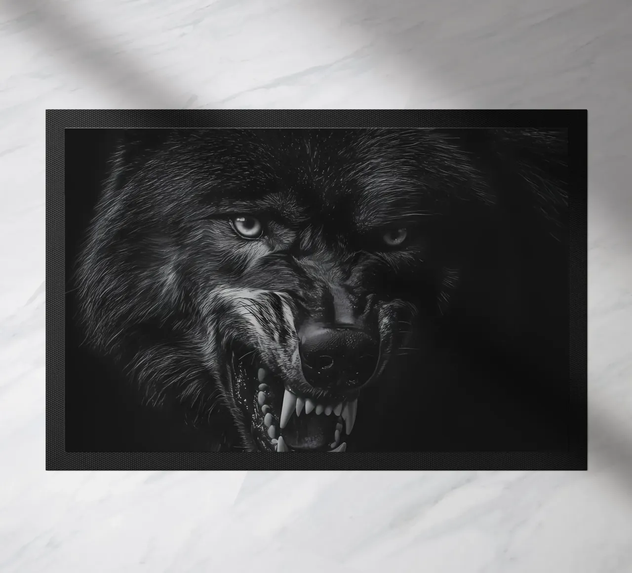 Wolf Dier deurmat van Pierre Walton