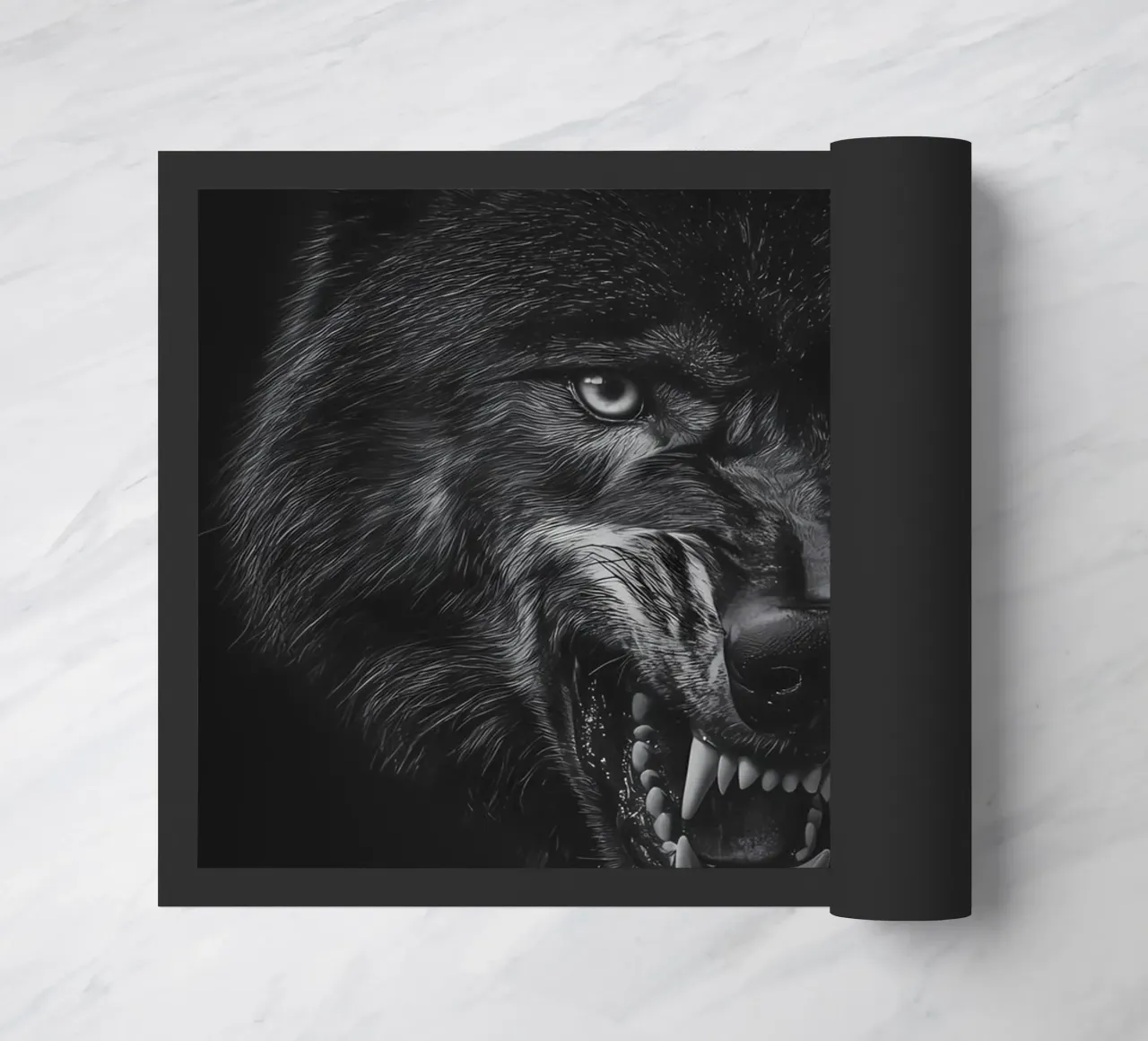 Wolf Dier deurmat van Pierre Walton