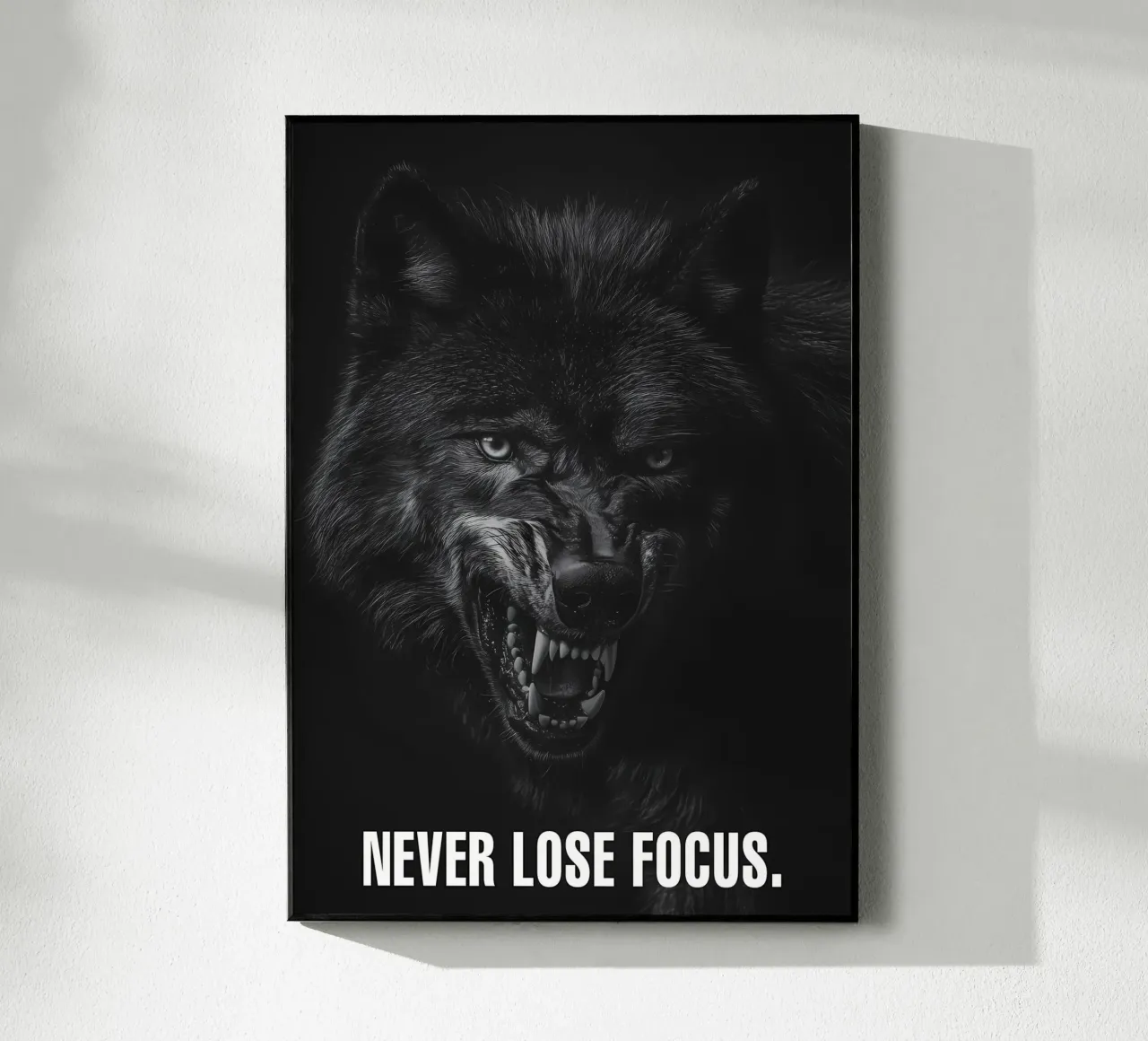 Animale lupo plexiglass da Pierre Walton