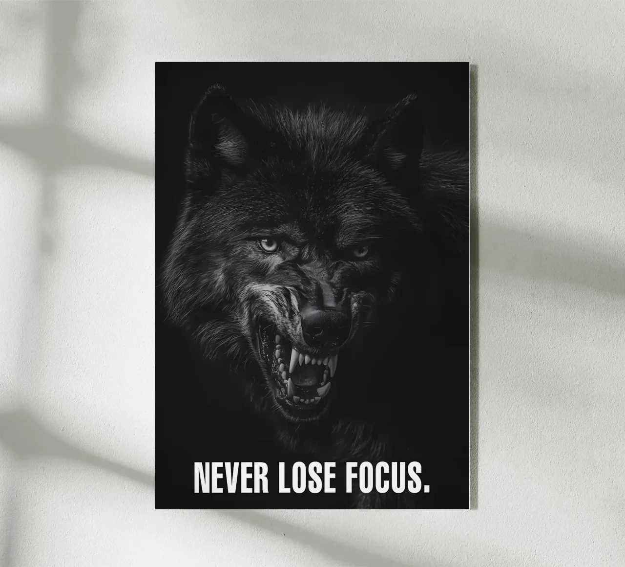 Animale lupo plexiglass da Pierre Walton