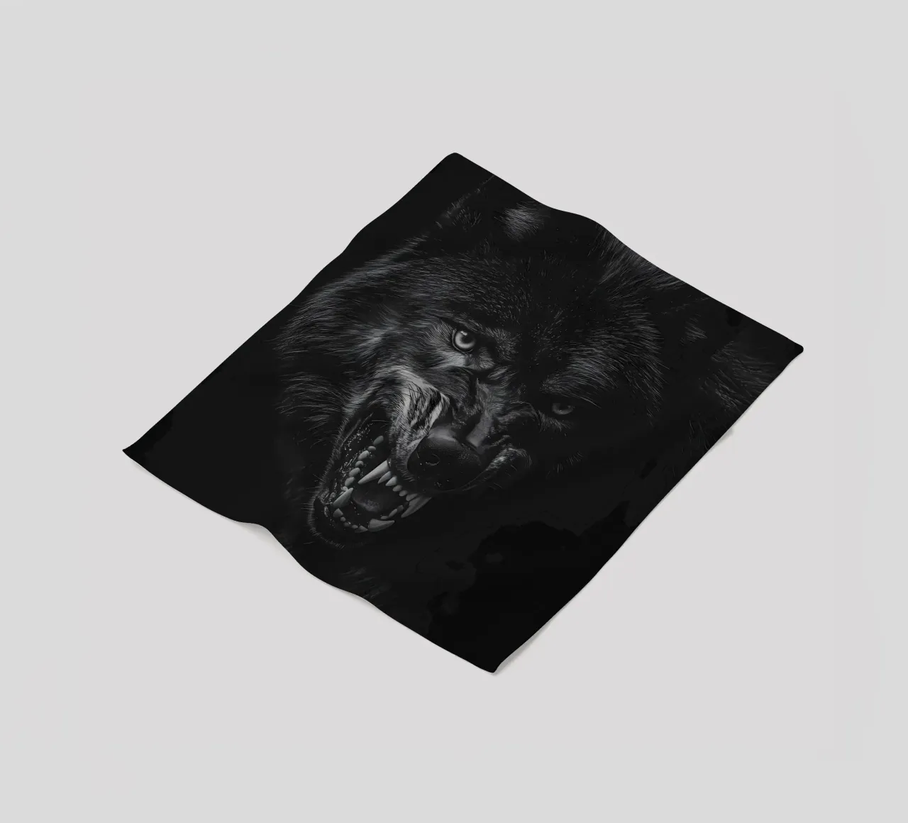 Animale lupo coperta in pile da Pierre Walton