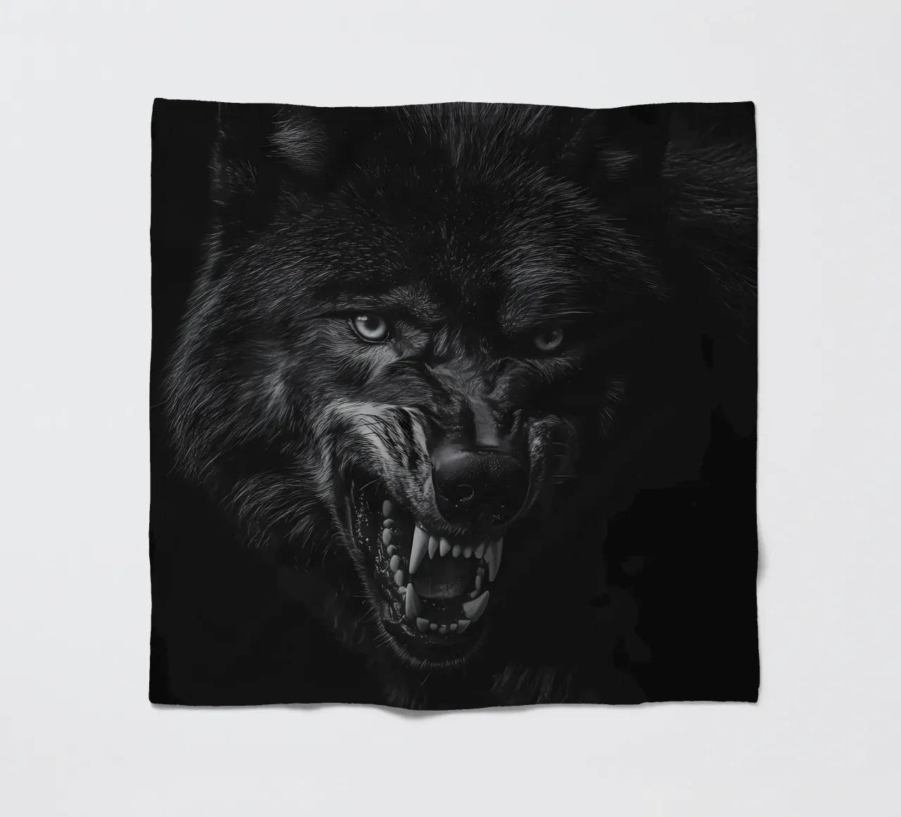 Animale lupo coperta in pile da Pierre Walton
