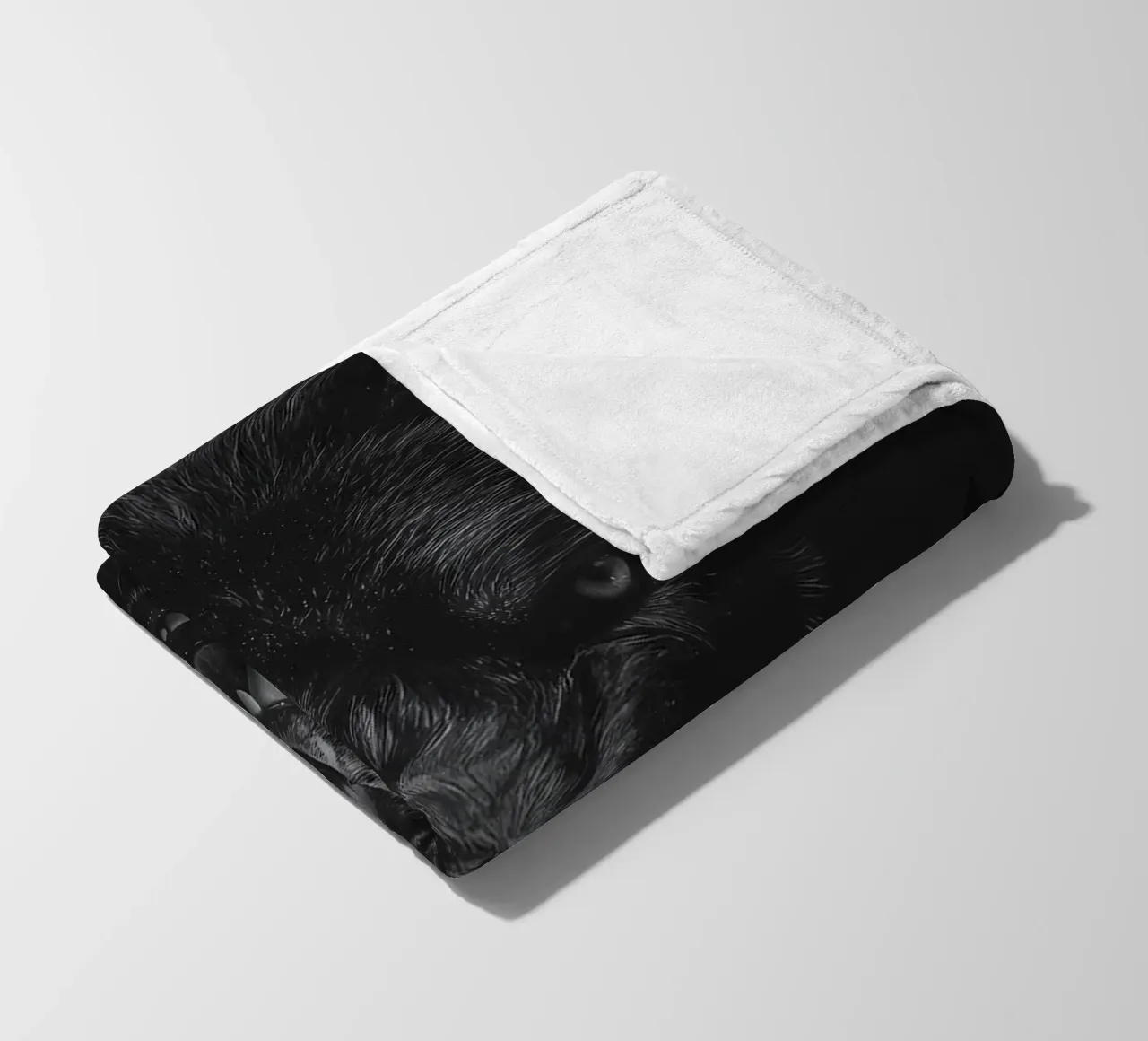 Animale lupo coperta in pile da Pierre Walton