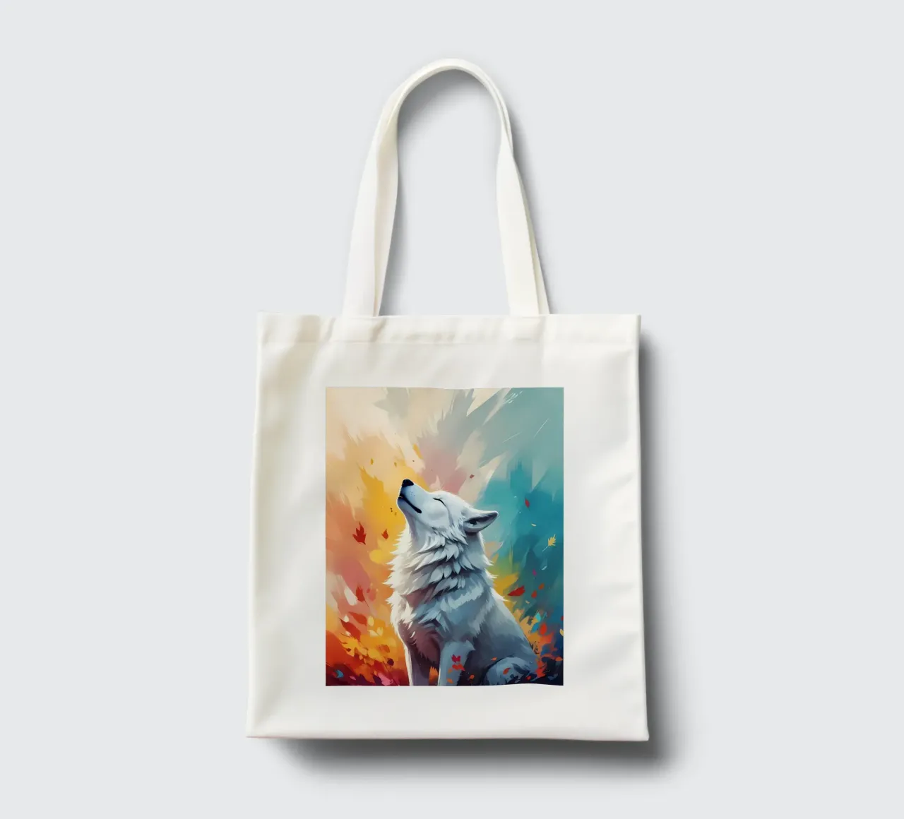 Wolf Animal tote bag by Pierre Walton
