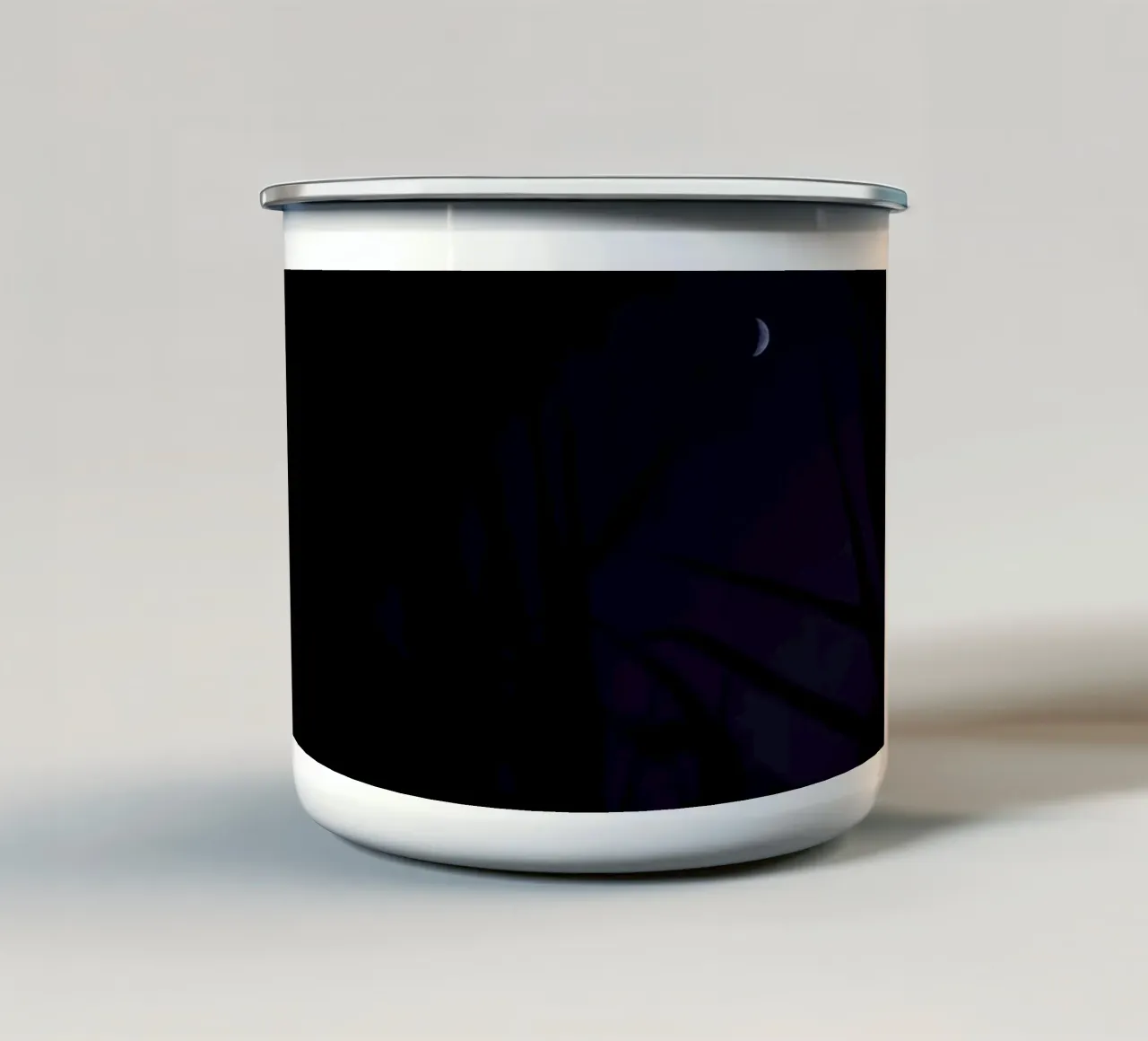 The Bright Side of the Moon tazza in smalto da Nur Mut