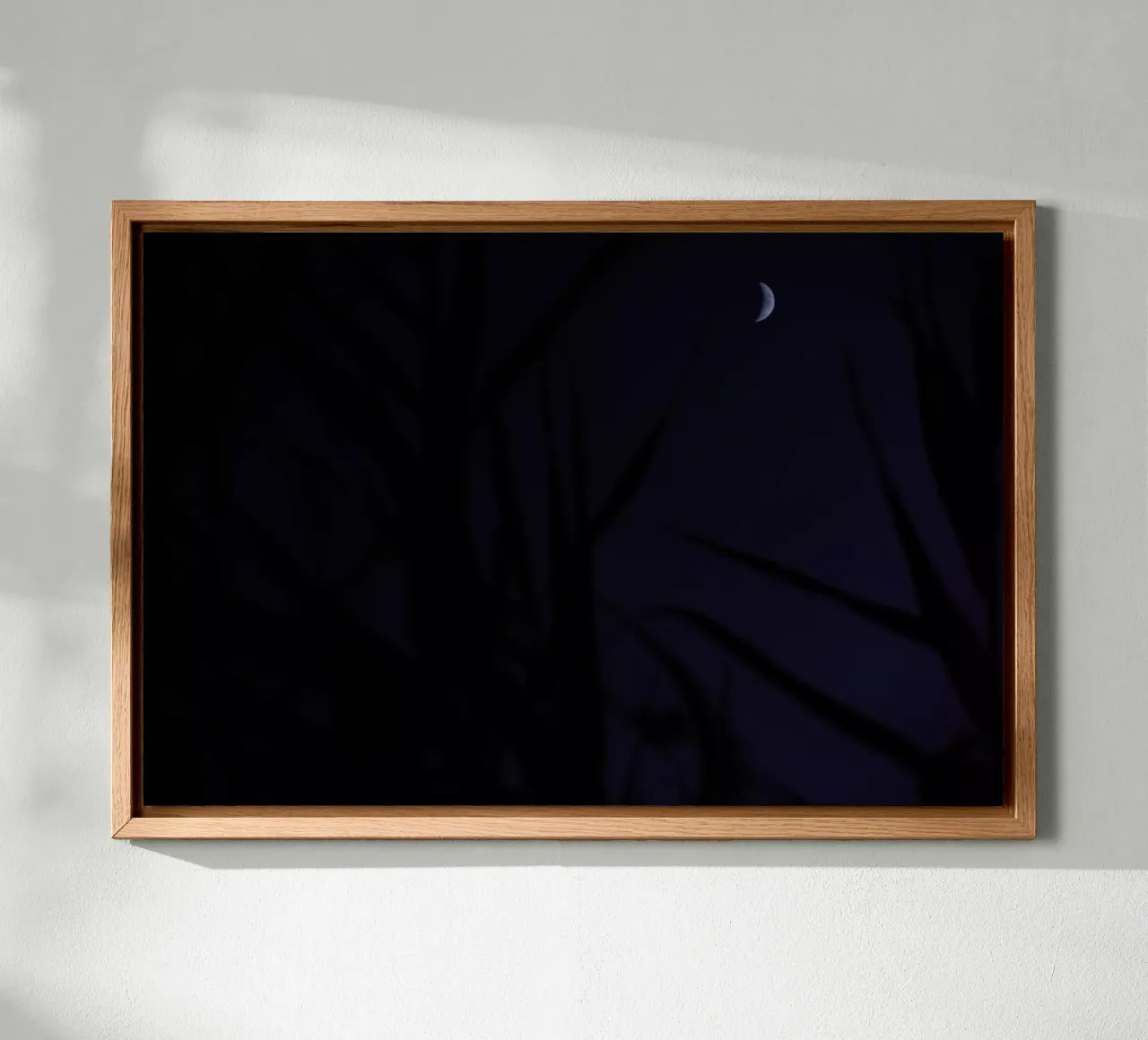 The Bright Side of the Moon tela con Cornice a cassetta da Nur Mut