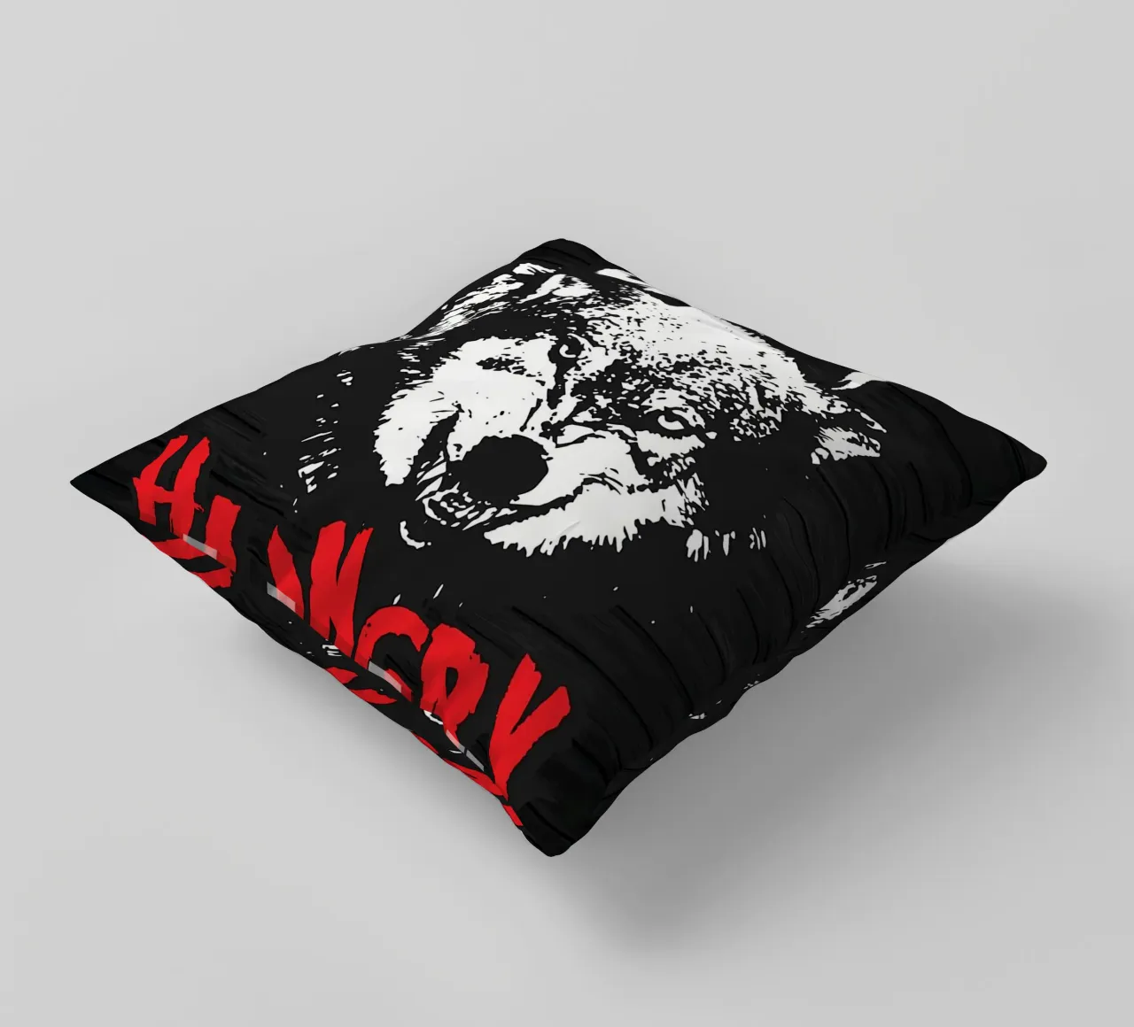 Wolf Animal decorative cushion by Pierre Walton