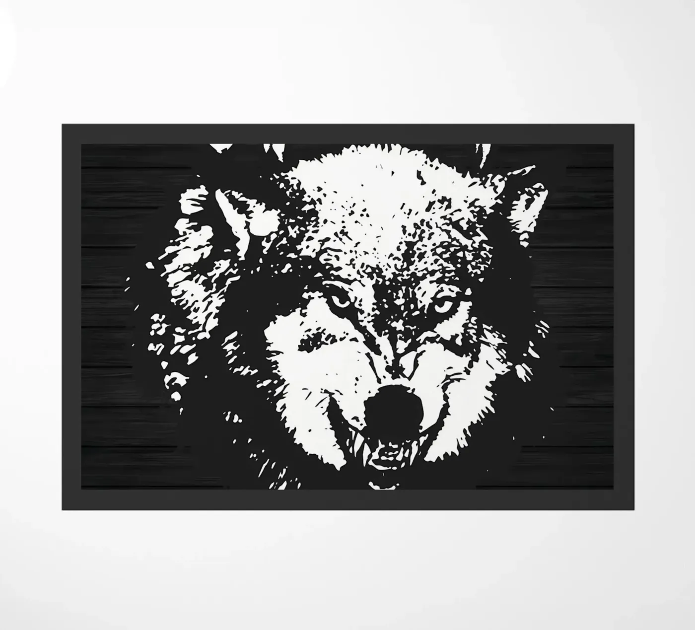 Wolf Dier deurmat van Pierre Walton