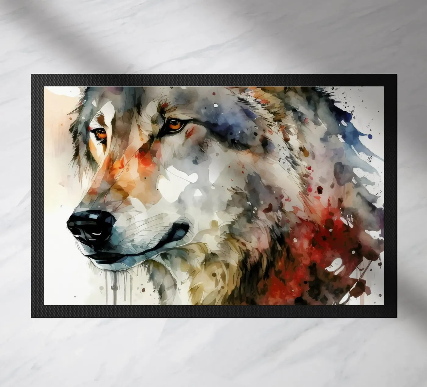 Wolf Dier deurmat van Pierre Walton