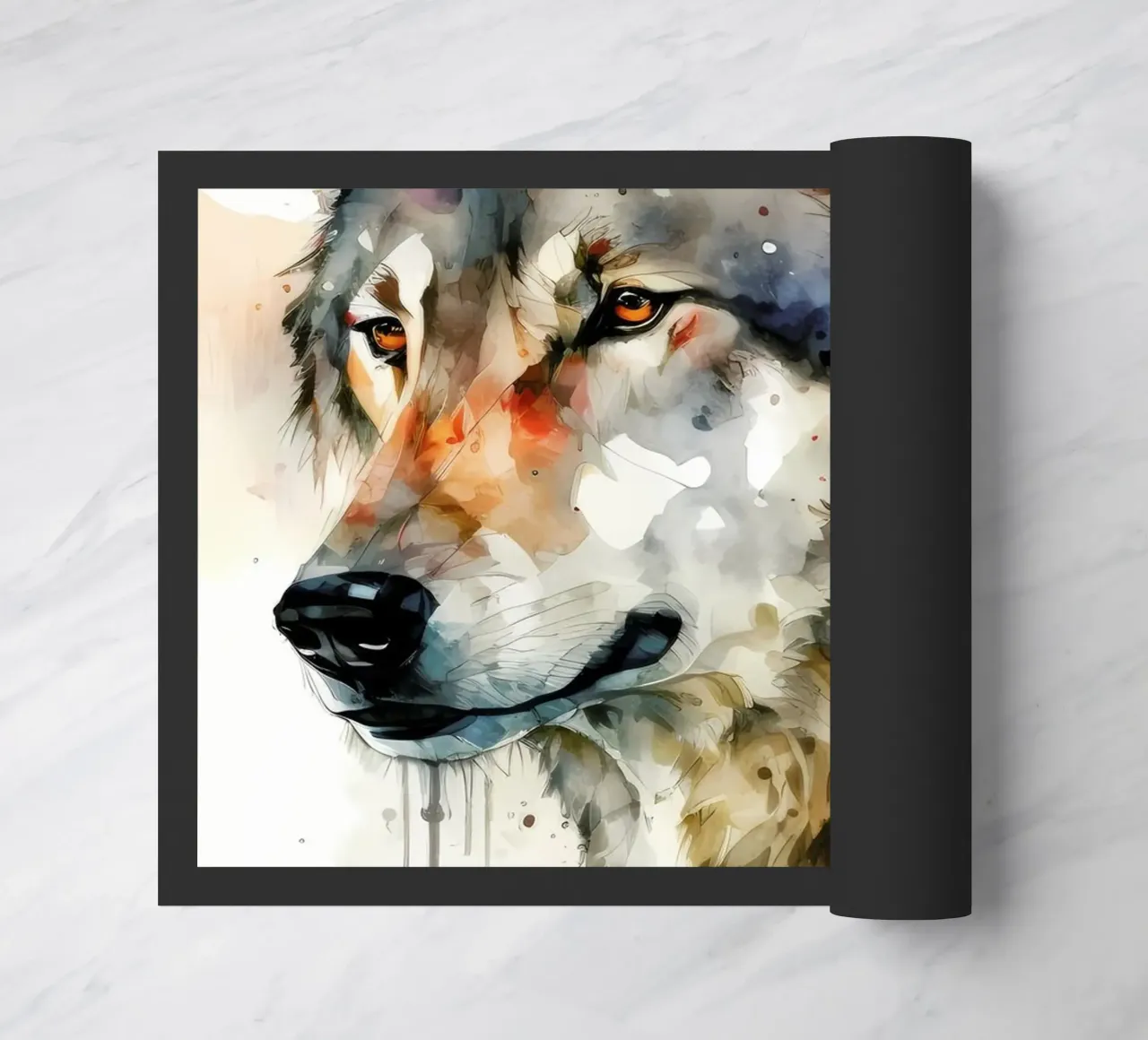 Wolf Dier deurmat van Pierre Walton