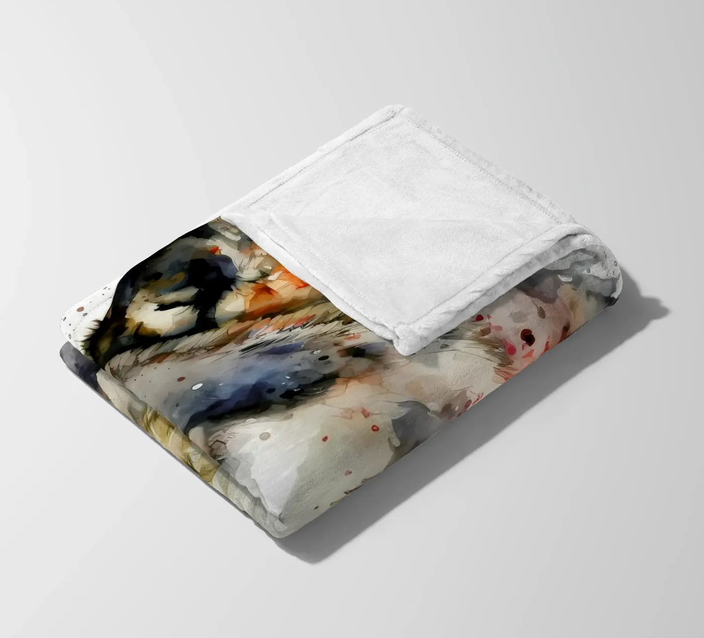 Wolf Dier fleecedeken van Pierre Walton