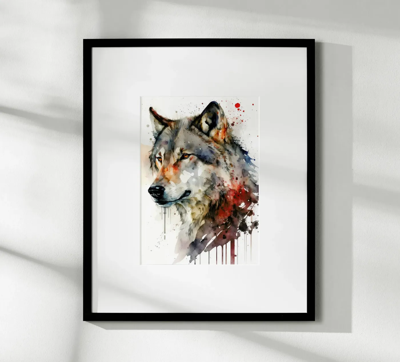 Wolf Animal poster da Pierre Walton