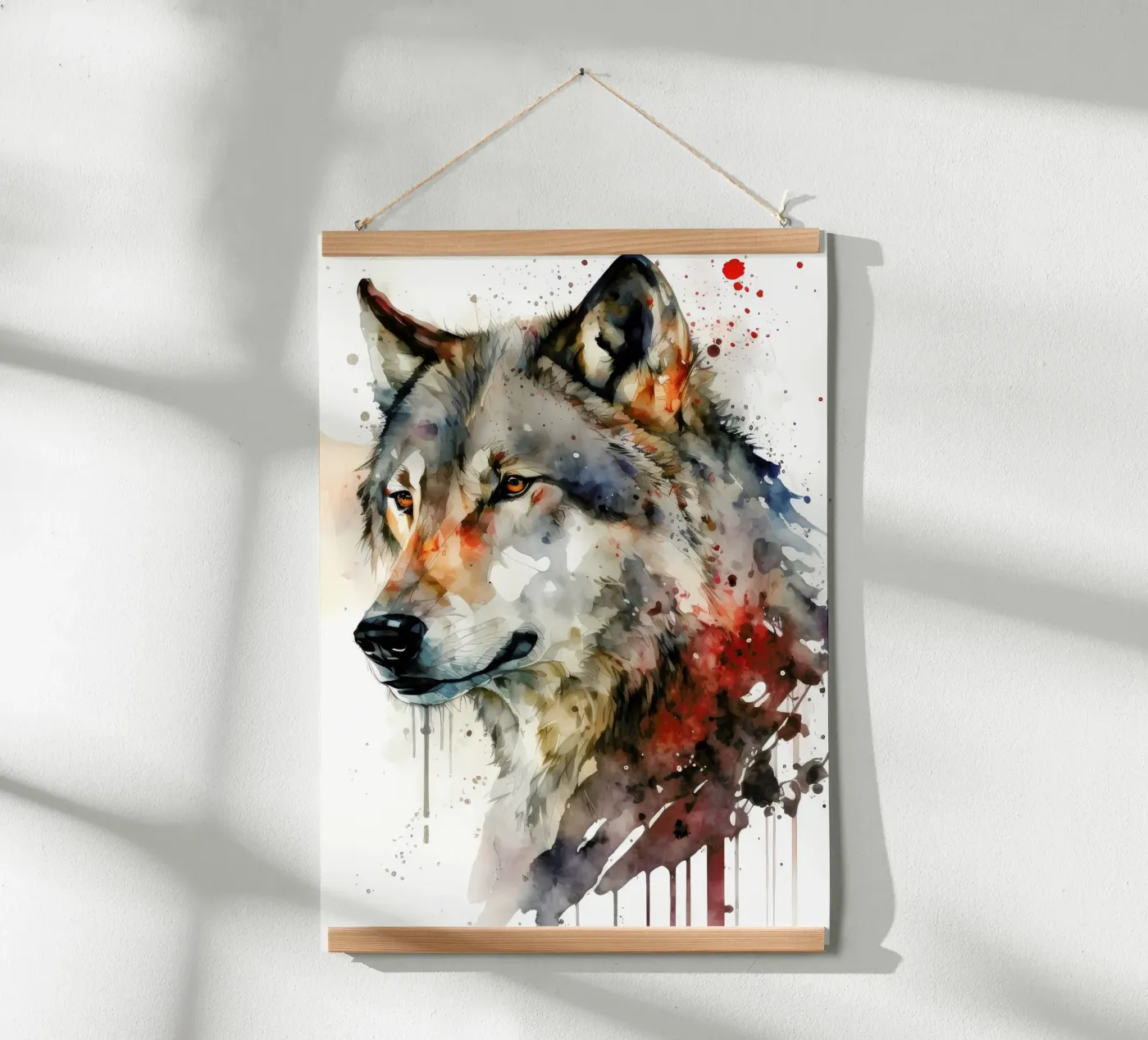 Wolf Animal poster da Pierre Walton