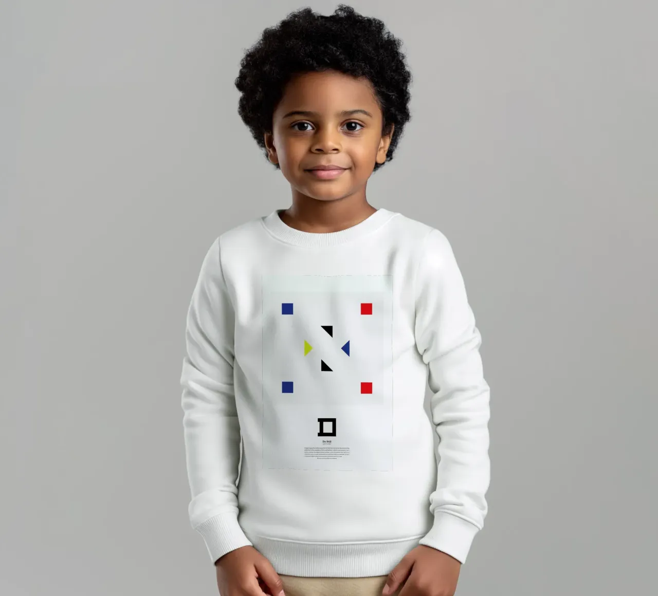 D - De Stijl felpa bambino da The True Type