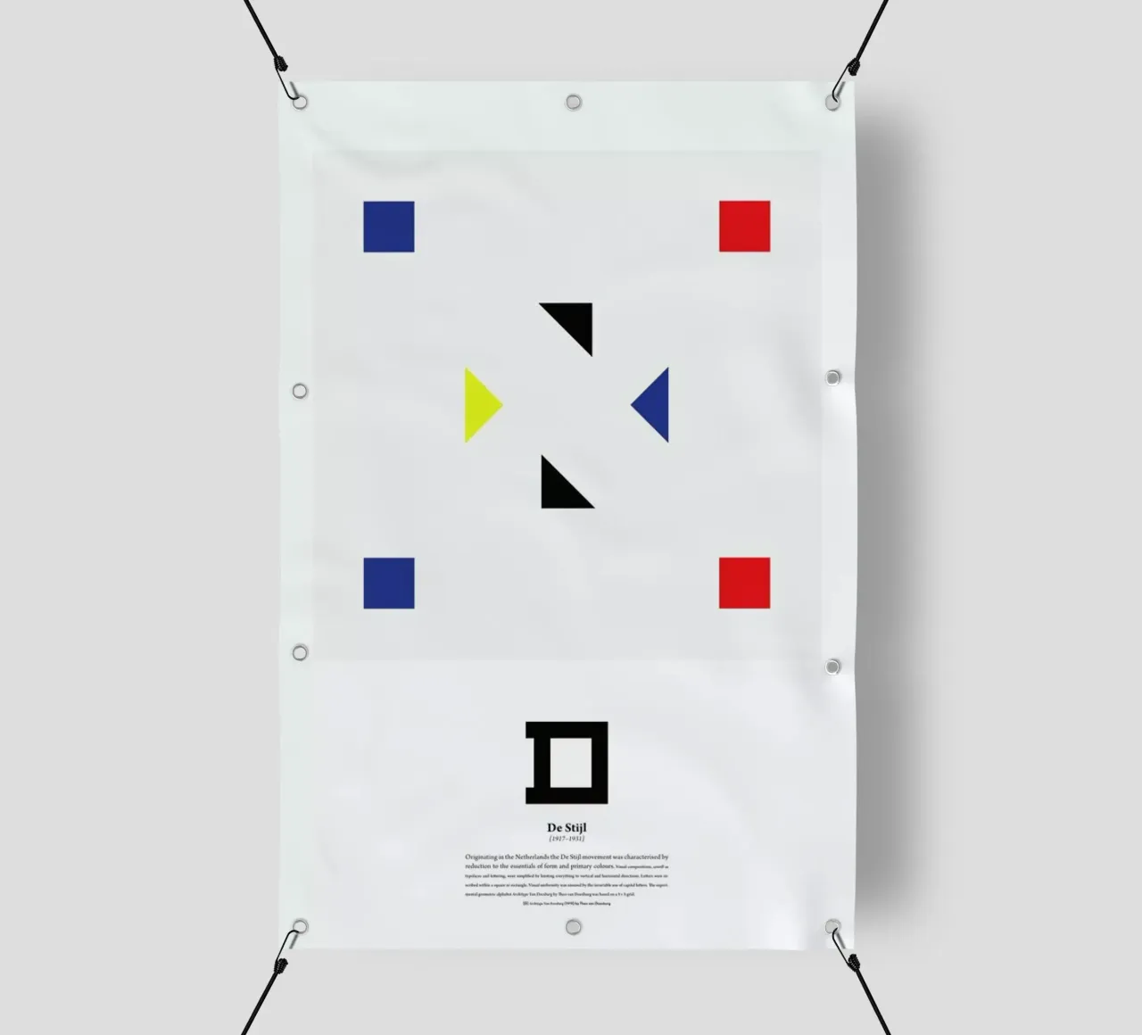 D - De Stijl telo in pvc da The True Type